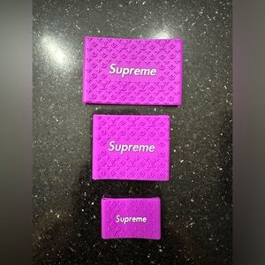 Trimmer clipper and shaver Grips.Non Slip bands set of 3 (purple)